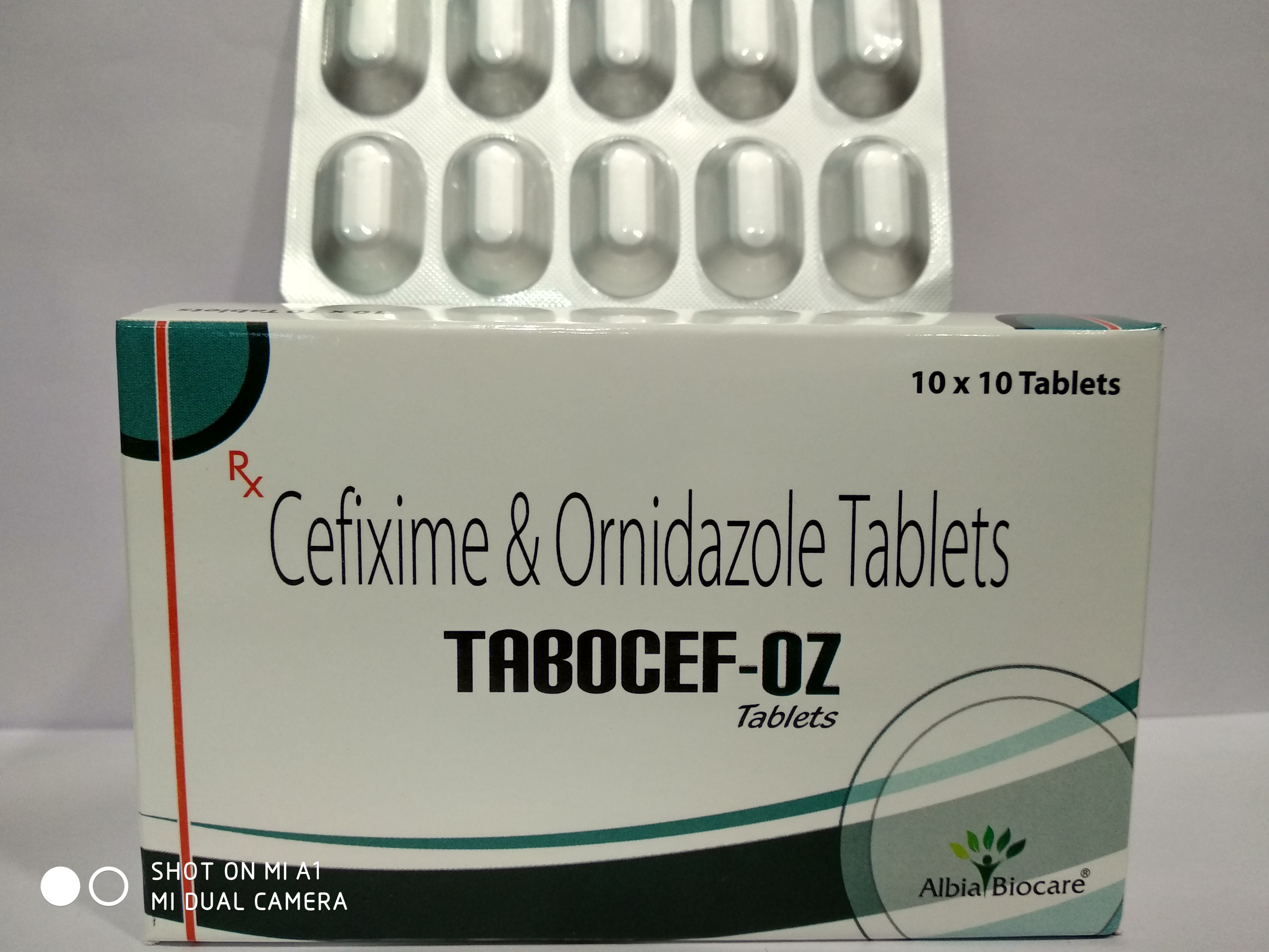 TABOCEF-OZ Tablet | Cefixime 200mg + Ornidazole 500mg 